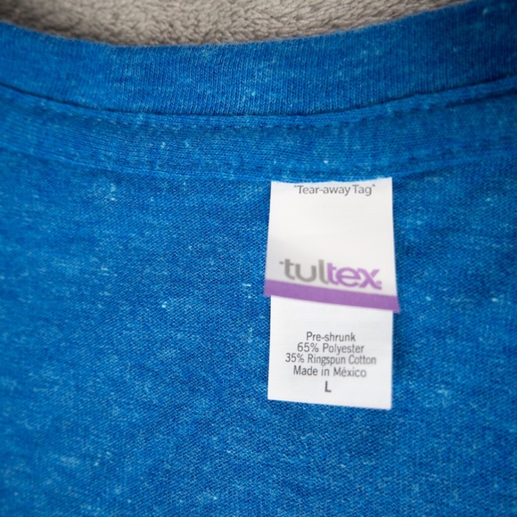 Forever Trump 2024 Flag Tee Women’s Large Blue Patriotic Graphic T-Shirt Tultex - Picture 9 of 12